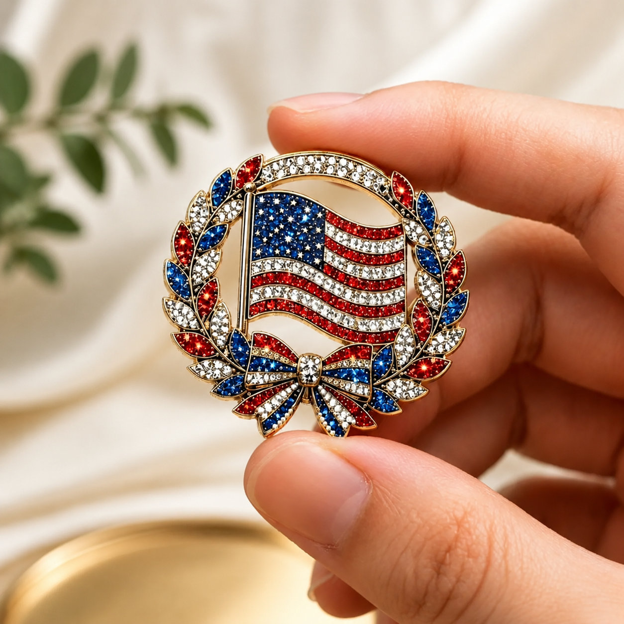 US 250th Anniversary Commemorative Brooch
