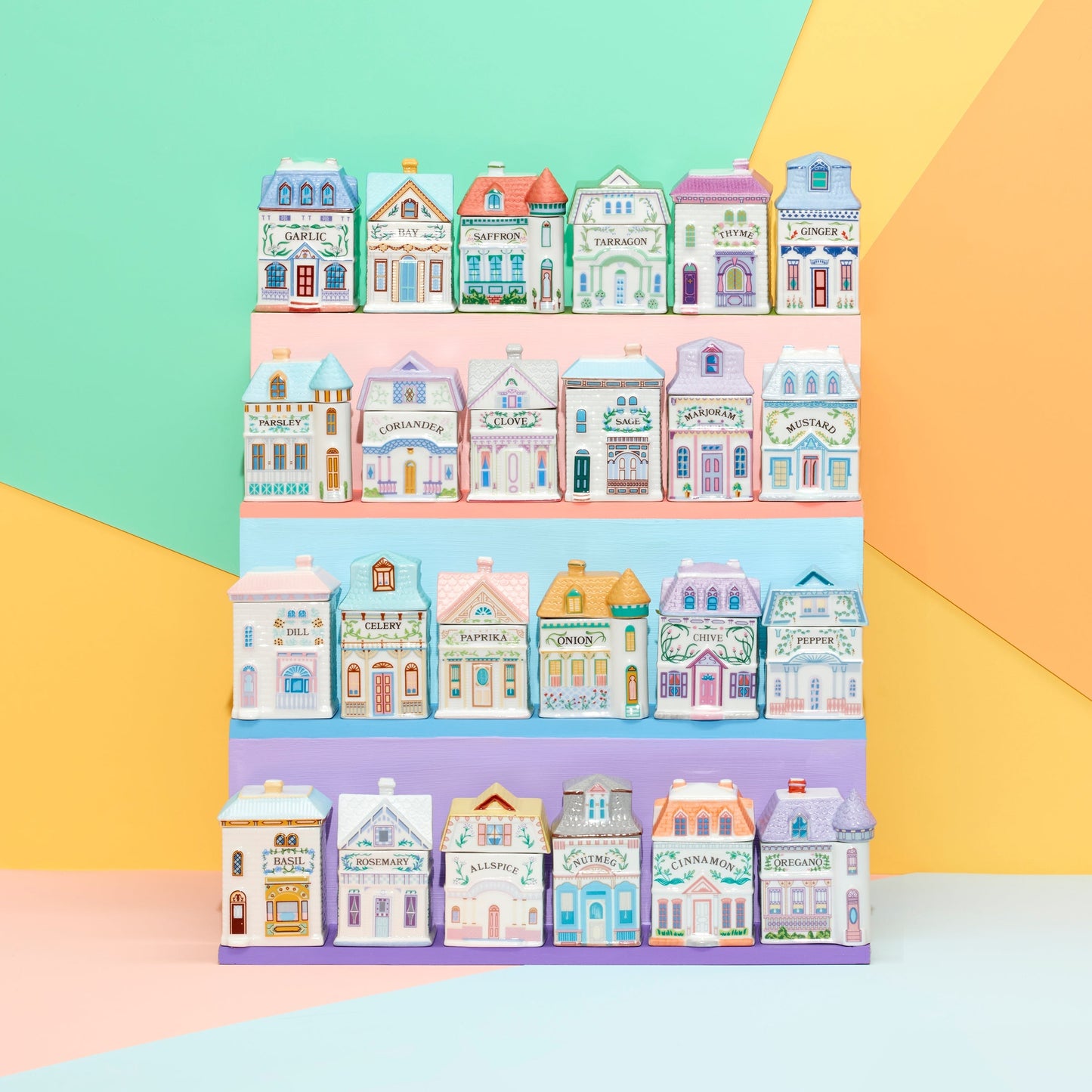 Spice Village 24-Piece Spice Jar Set