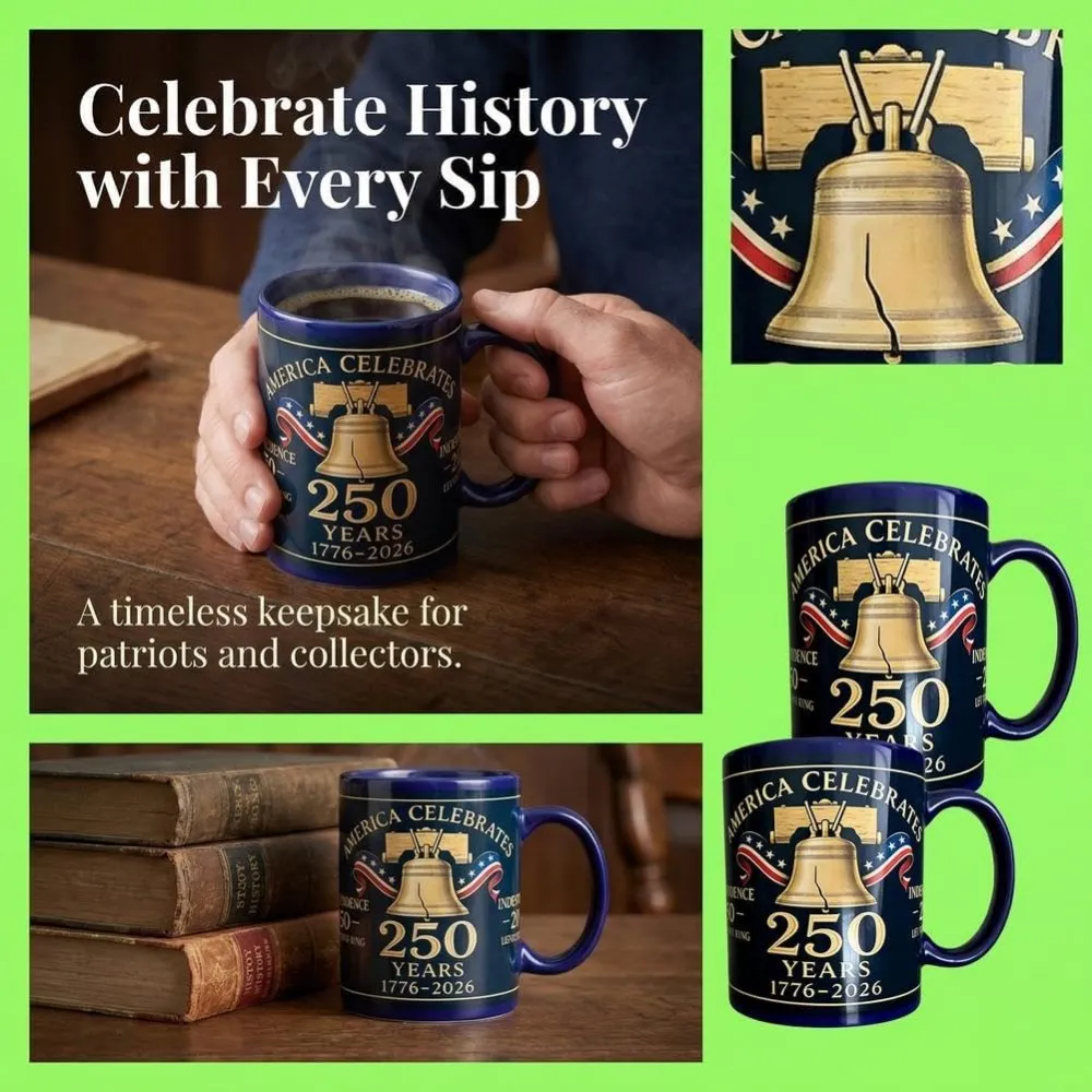 250th Anniversary Coffee Mug, Ceramic Coffee Mug