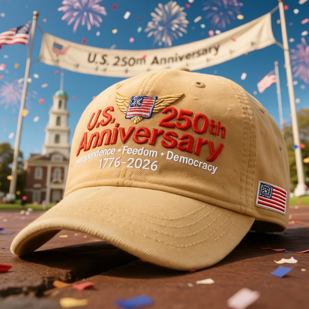 U.S. 250th Anniversary Retro Washed Cap