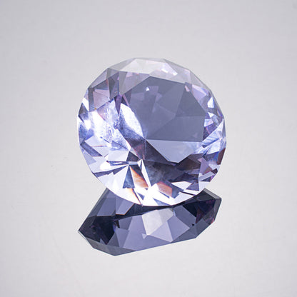 Purple Dianmond Shaped Crystal Centerpiece (50mm/60mm)