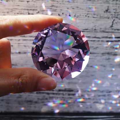 Purple Dianmond Shaped Crystal Centerpiece (50mm/60mm)