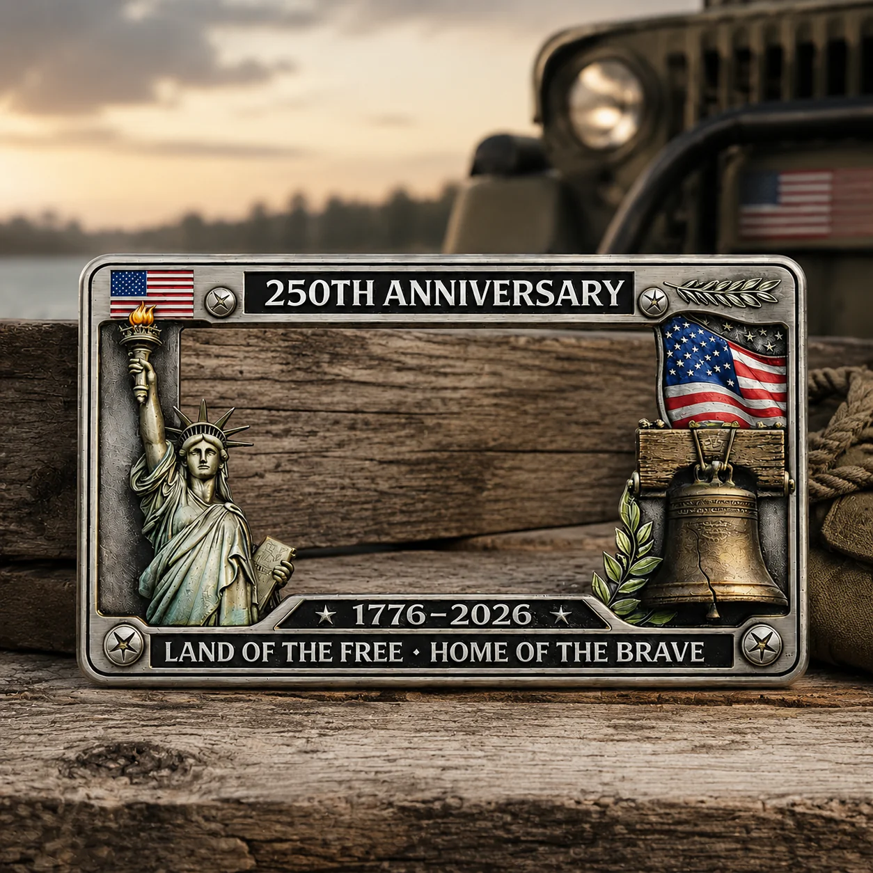 250th Anniversary Commemorative License Plate Frame