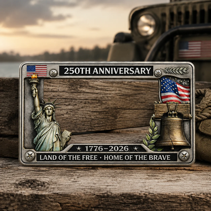 250th Anniversary Commemorative License Plate Frame