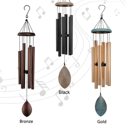 Astarin Personalized Retirement Wind Chimes, 35" Large Custom Windchime for Teacher, Doctor, Employee, Happy Retirement Appreciation Gift-008-Produce in the USA
