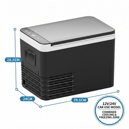 Compressor Car Refrigerator – -18°C Portable Freezer Cooler for Car, RV & Camping | Traverseon