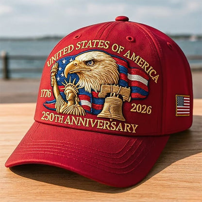 America 250th 1776–2026 Commemorative Hat – Limited Patriotic Edition