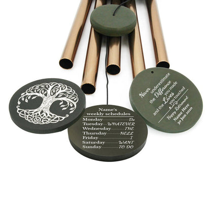 Astarin Personalized Wind Chimes for Retirement,Happy Retirement WindChimes Gifts-011-Produced in USA