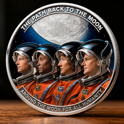 Artemis II Lunar Mission Commemorative Coin
