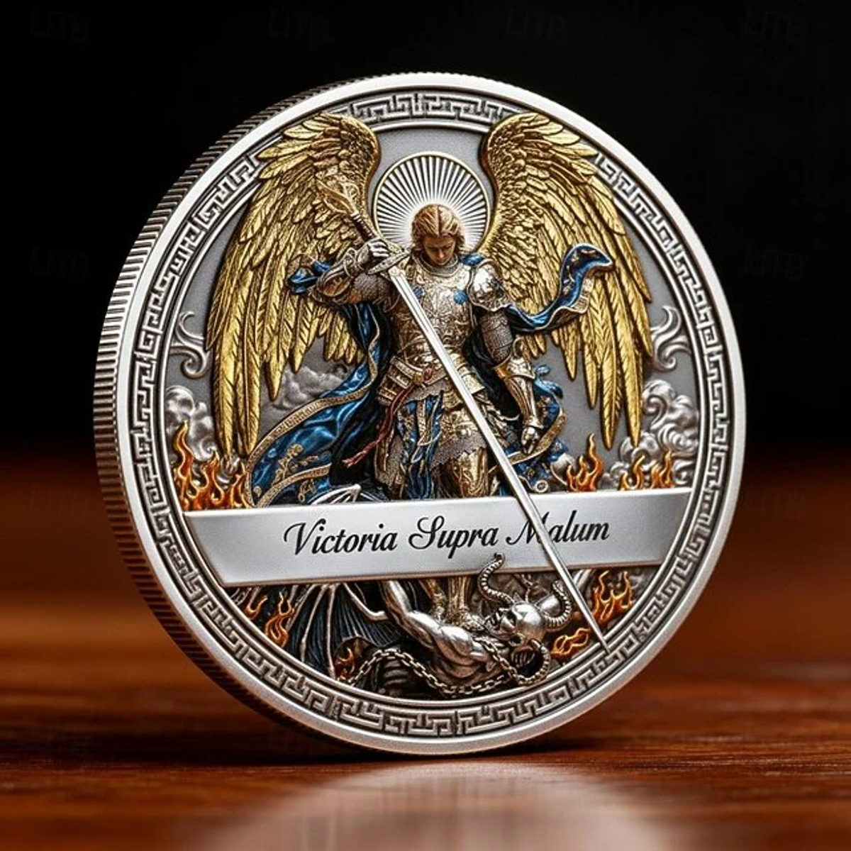 St. Michael the Archangel Commemorative Coin – Christian Faith Collectible Souvenir