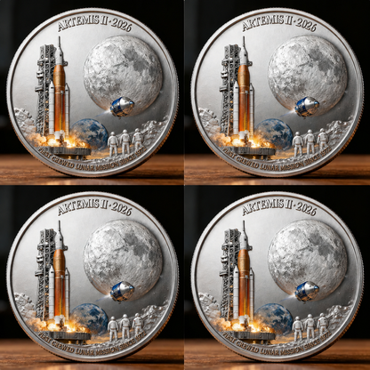 Artemis II Lunar Mission Commemorative Coin