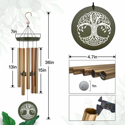 Astarin Personalized Wind Chimes for Retirement,Happy Retirement WindChimes Gifts-011-Produced in USA