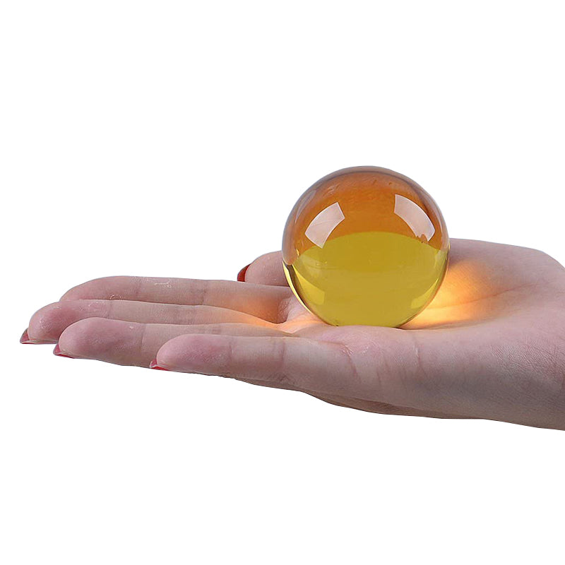 Yellow Crystal Healing Ball (40mm/50mm/60mm)