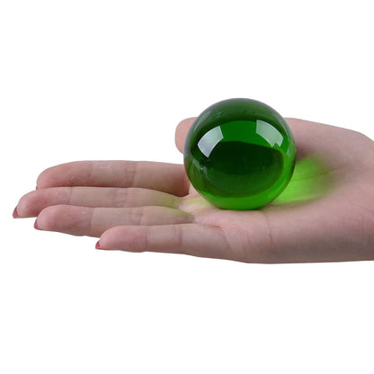 Green Crystal Ball with Stand (40mm/50mm/60mm)