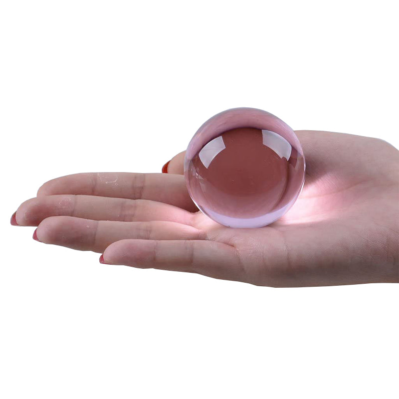 Pink Crystal Ball with Stand (40mm/50mm/60mm)