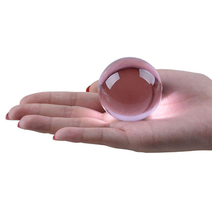Pink Crystal Ball with Stand (40mm/50mm/60mm)
