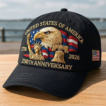 America 250th 1776–2026 Commemorative Hat – Limited Patriotic Edition