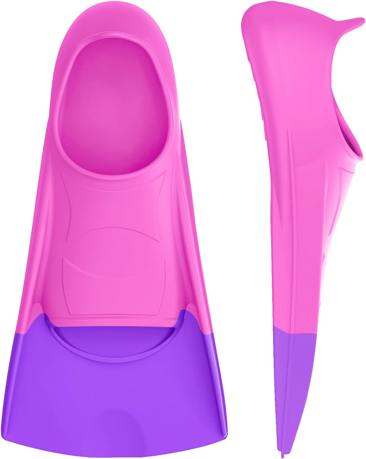 Kids Swim Training Fins for Lap Swimming | Mixed Colors & Eye-Catching