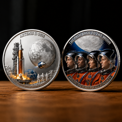 Artemis II Lunar Mission Commemorative Coin
