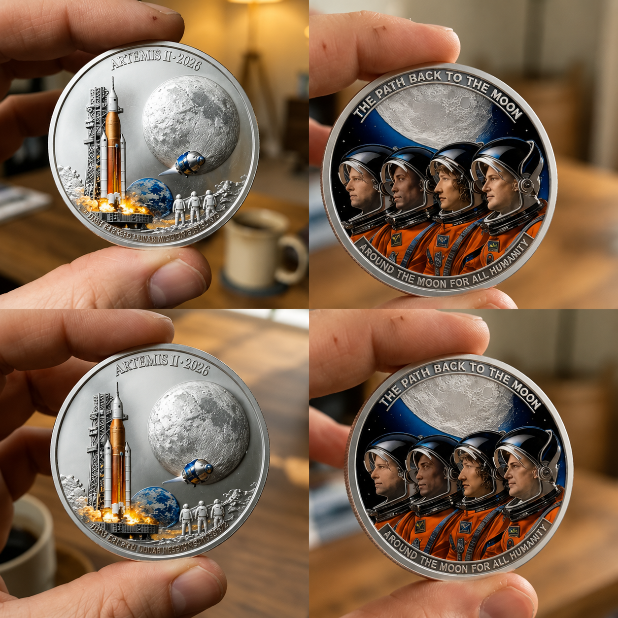 Artemis II Lunar Mission Commemorative Coin