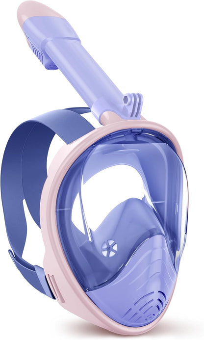 Kids Snorkel Mask Full Face | Beginner-Friendly & Anti-Fog & Leak-Proof