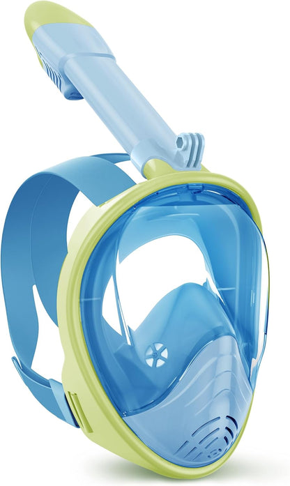 Kids Snorkel Mask Full Face | Beginner-Friendly & Anti-Fog & Leak-Proof
