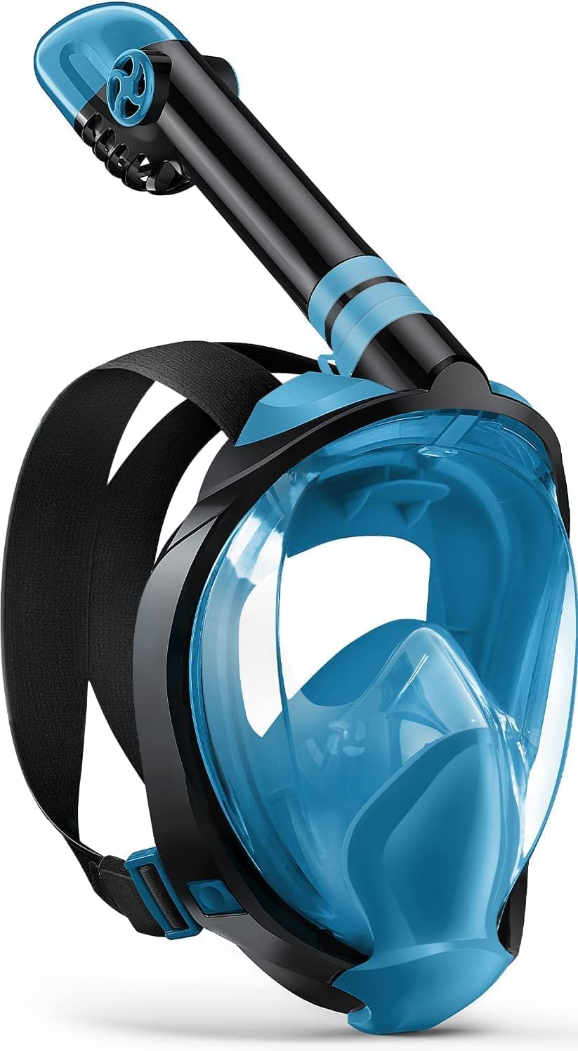 Full Face Snorkel Mask, Snorkeling Gear for Adults