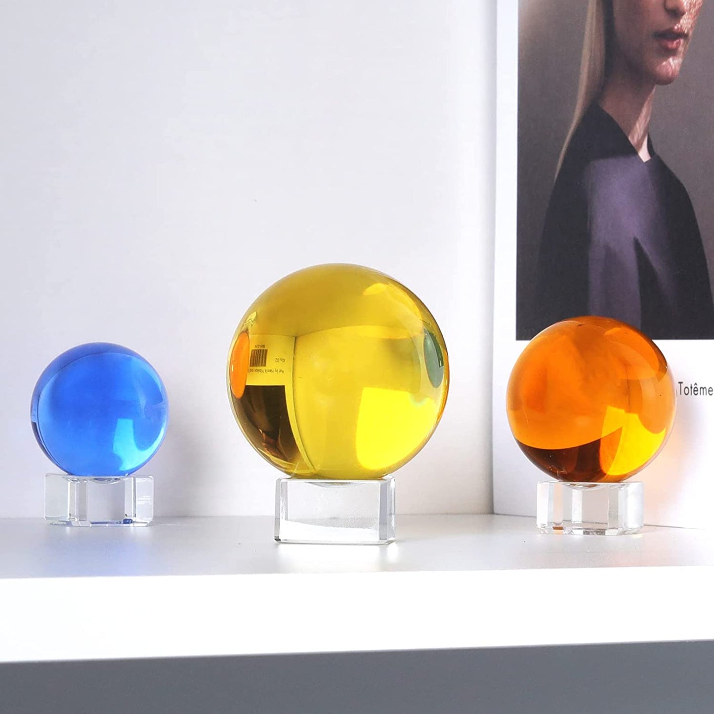 Yellow Crystal Healing Ball (40mm/50mm/60mm)