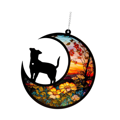 Maxbell Dog Memorial Suncatcher Easy Installation for Loss of Dogs Pet Sympathy Gift