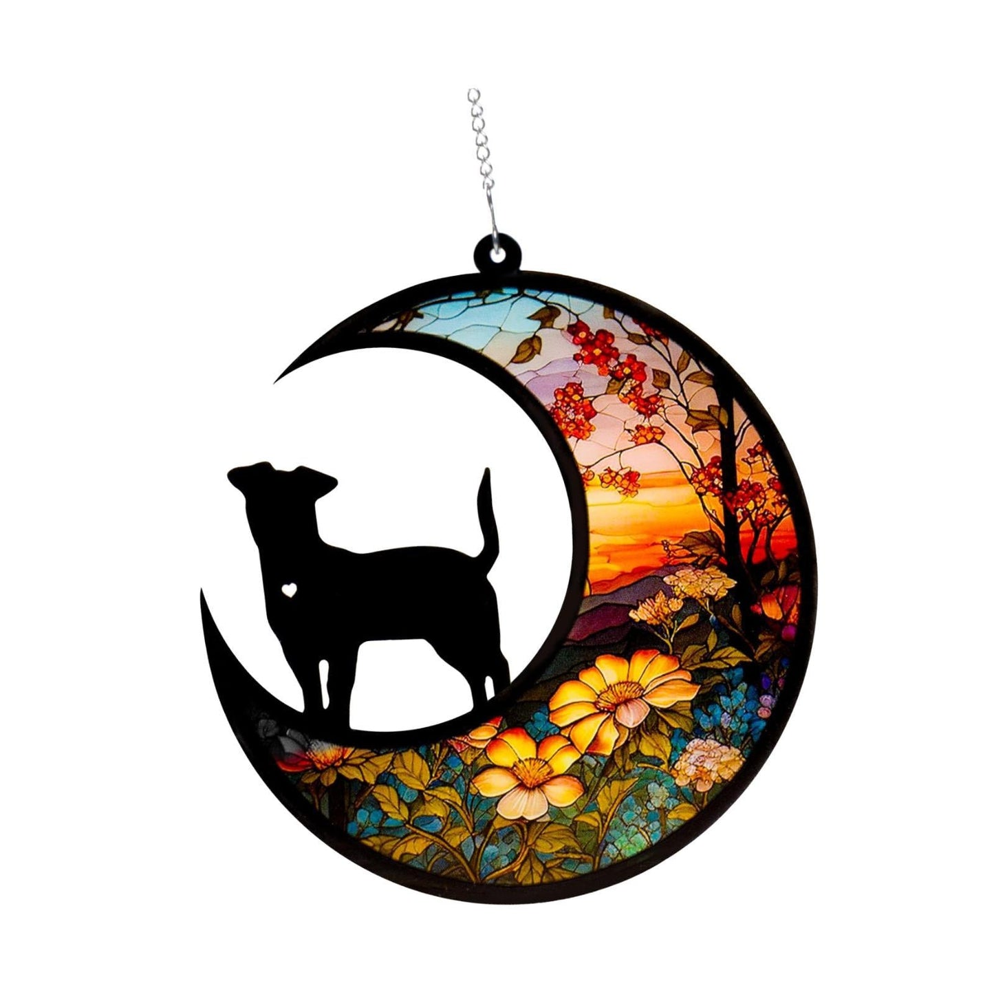 Maxbell Dog Memorial Suncatcher Easy Installation for Loss of Dogs Pet Sympathy Gift