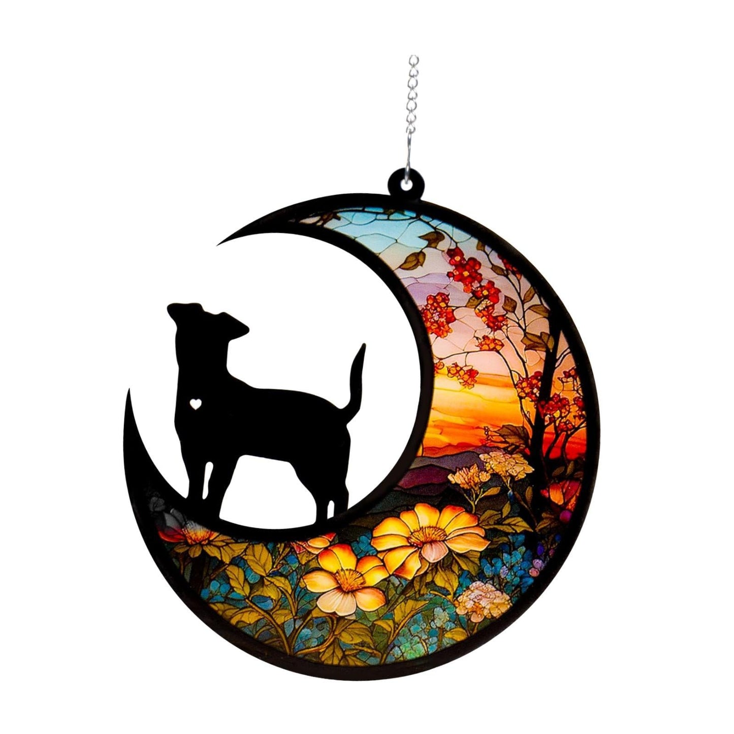 Maxbell Dog Memorial Suncatcher Easy Installation for Loss of Dogs Pet Sympathy Gift