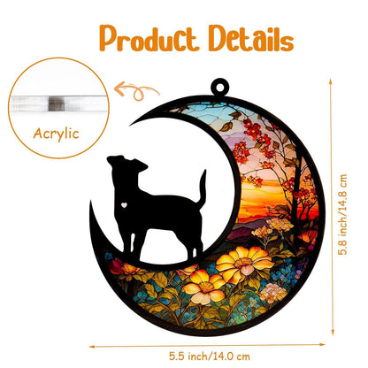 Maxbell Dog Memorial Suncatcher Easy Installation for Loss of Dogs Pet Sympathy Gift