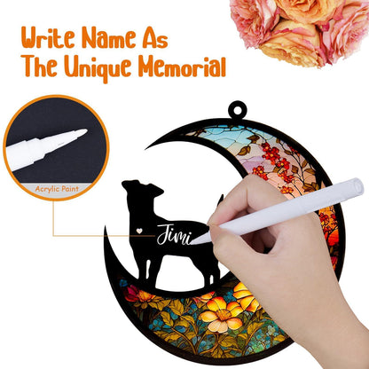 Maxbell Dog Memorial Suncatcher Easy Installation for Loss of Dogs Pet Sympathy Gift
