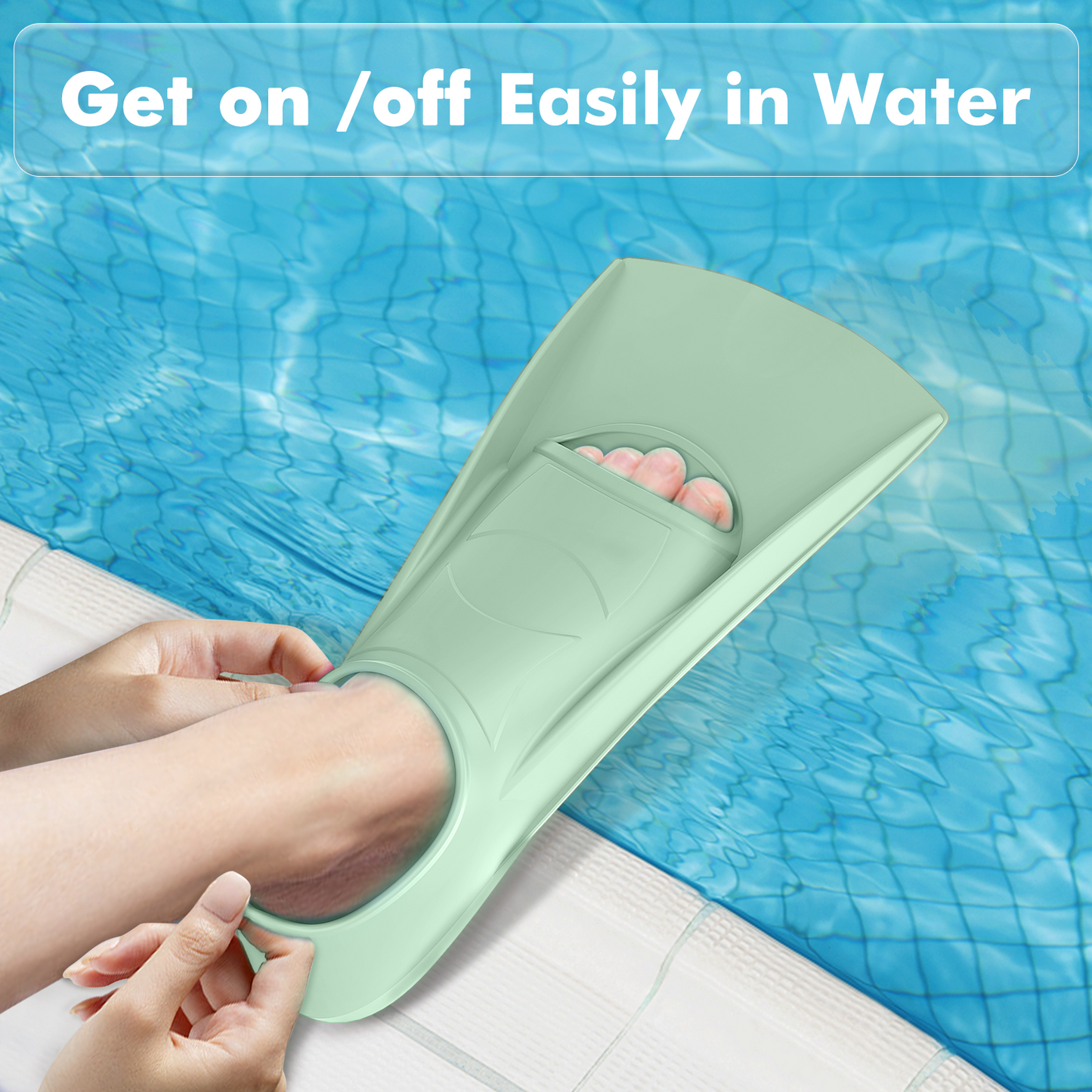 Kids Swim Training Fins for Lap Swimming | Mixed Colors & Eye-Catching