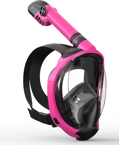 Full Face Snorkel Mask, Snorkeling Gear for Adults