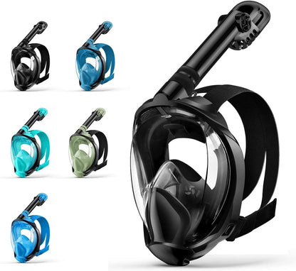 Full Face Snorkel Mask, Snorkeling Gear for Adults