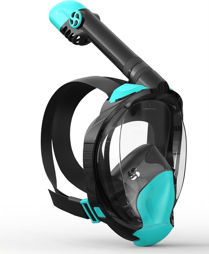 Full Face Snorkel Mask, Snorkeling Gear for Adults