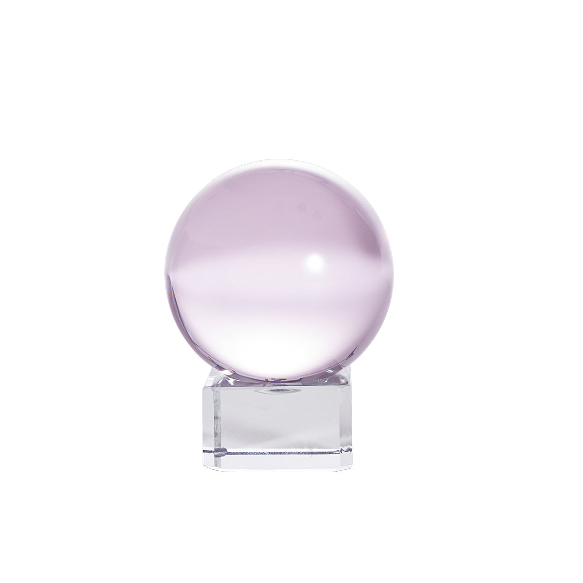 Pink Crystal Ball with Stand (40mm/50mm/60mm)