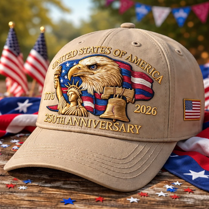 America 250th 1776–2026 Commemorative Hat – Limited Patriotic Edition