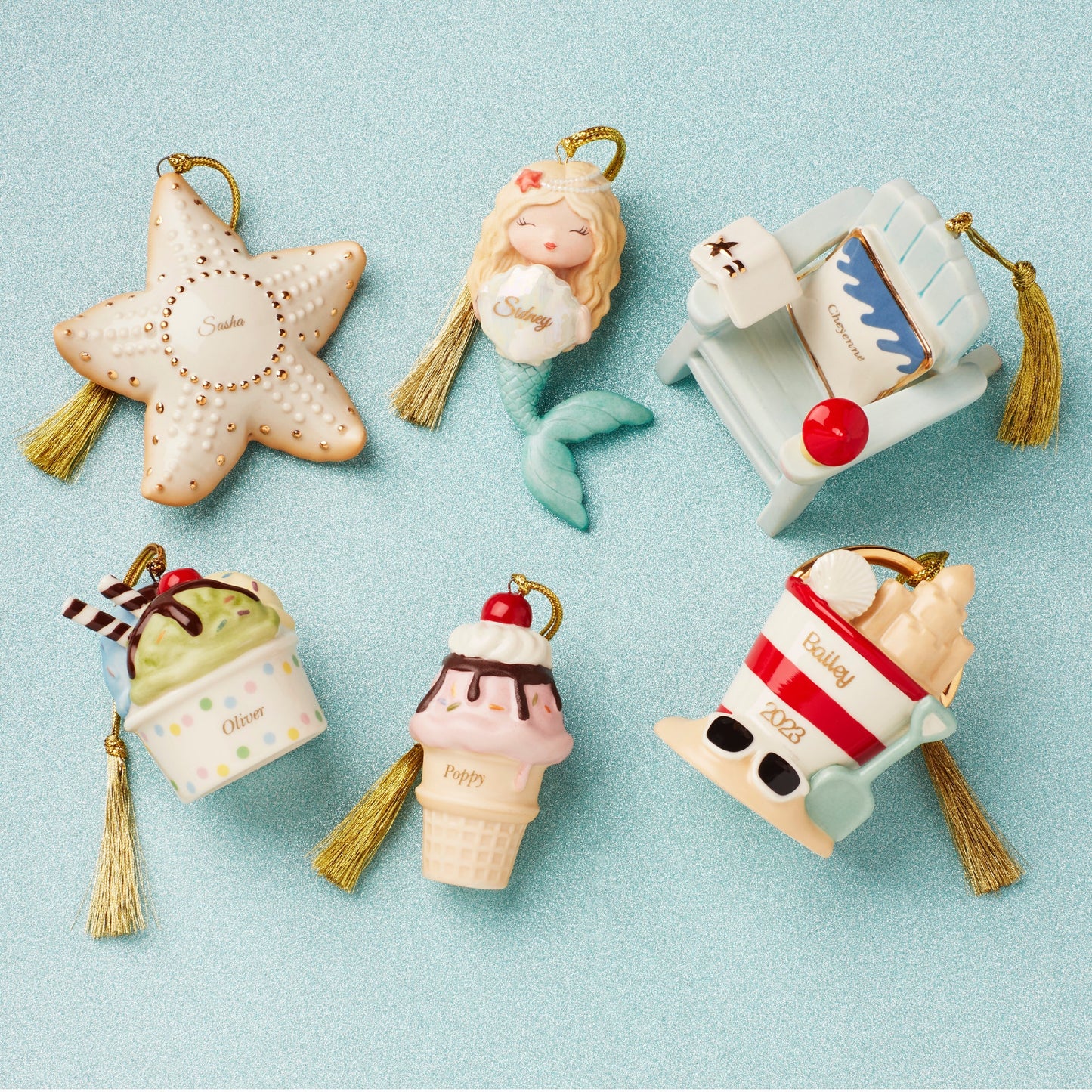 Personalized Beach Chair Ornament