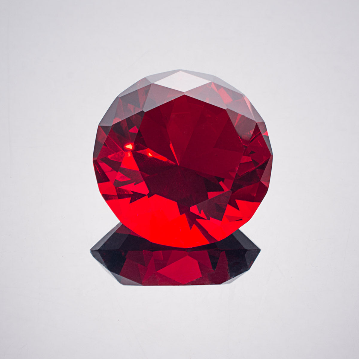Red Dianmond Shaped Crystal Centerpiece (50mm/60mm)