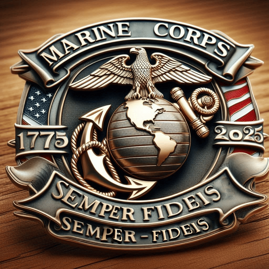 250th Anniversary Military Commemorative Pin