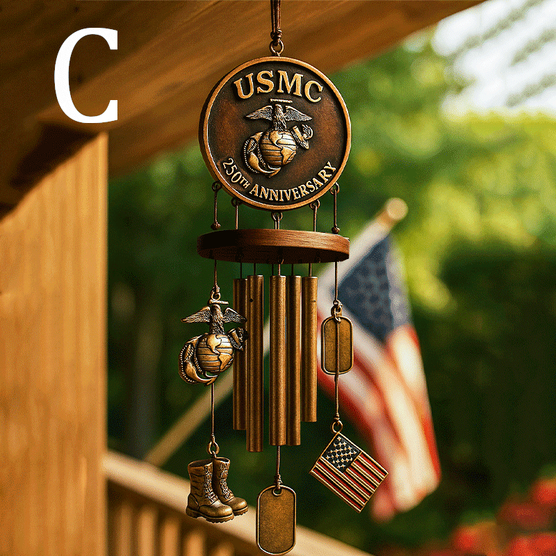 Marine Corps 250th Anniversary Wind Chime