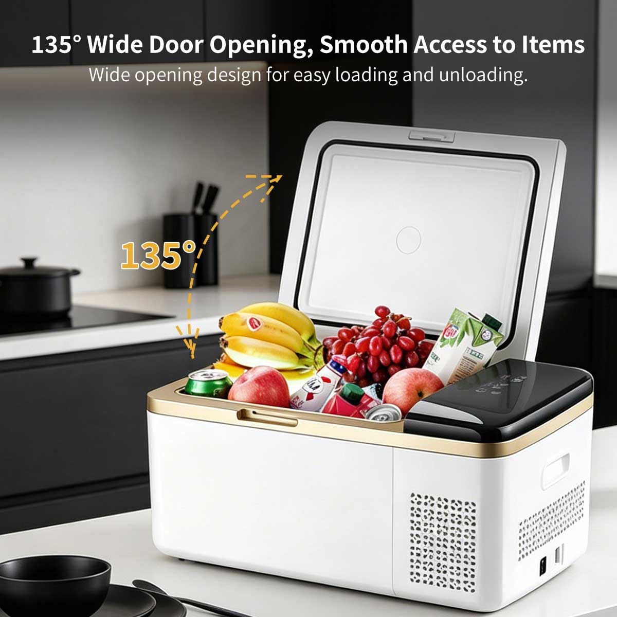 Car & Home Dual-Use Compressor Refrigerator – -20°C Portable Fridge Freezer | Traverseon