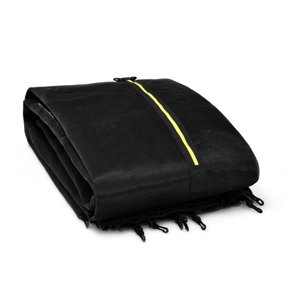Trampoline Safety Net, 8 10 12 14 15 16Ft Weather-Resistant Replacement Enclosure Net for Round Frame