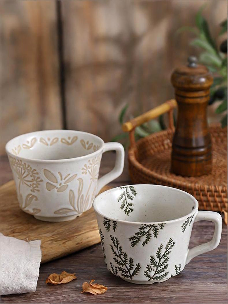 Organic Botanics Ceramic Tea Cups With Exposed Base