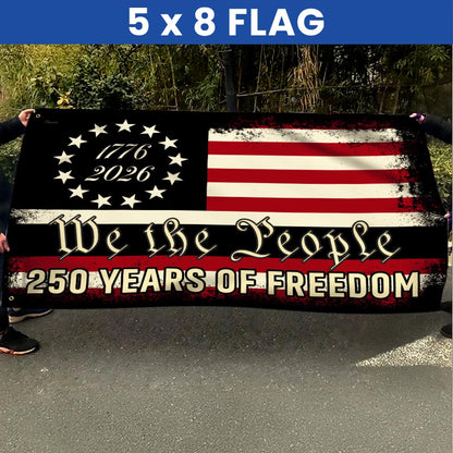 We The People 250 Grommet Flag for Semiquincentennial