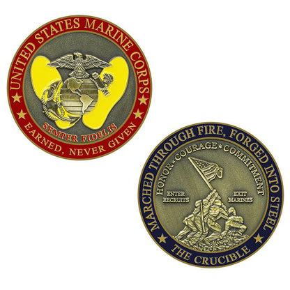 Marine Corps Crucible Challenge Coin