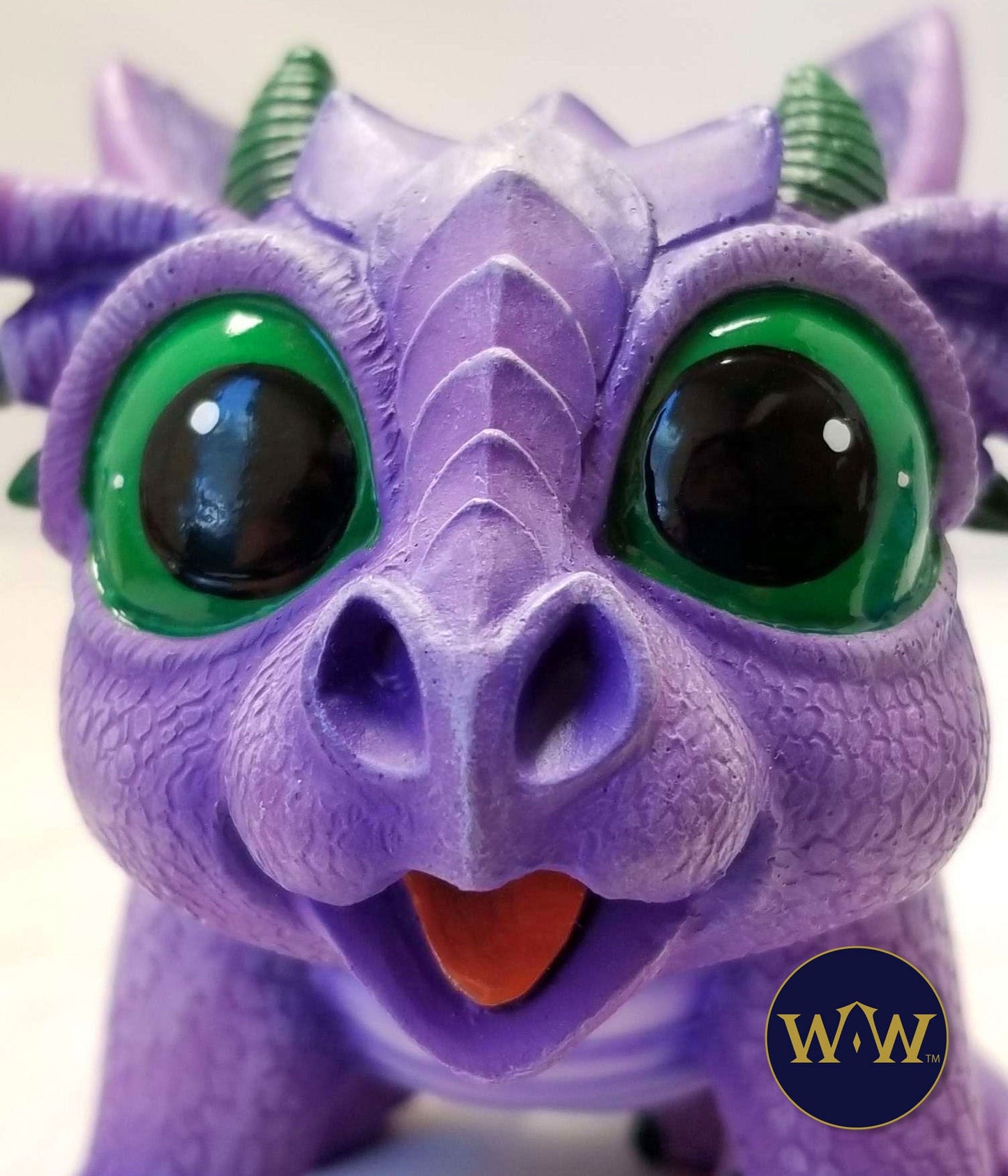 Amethyst Purple Stone Dragon Figurine