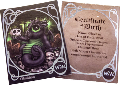 Obsidian Graveyard Dragons Collectible Dragon